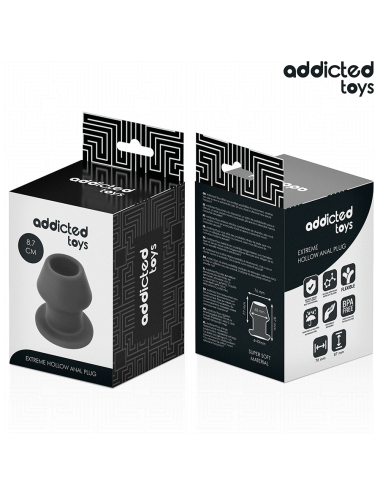 ADDICTED TOYS - EXTREME HOLLOW ANAL PLUG TAGLIA M 8,7 CM