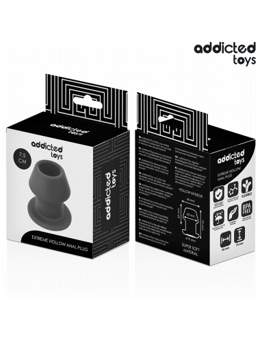 ADDICTED TOYS - EXTREME HOLLOW ANAL PLUG TAGLIA S 7,5 CM