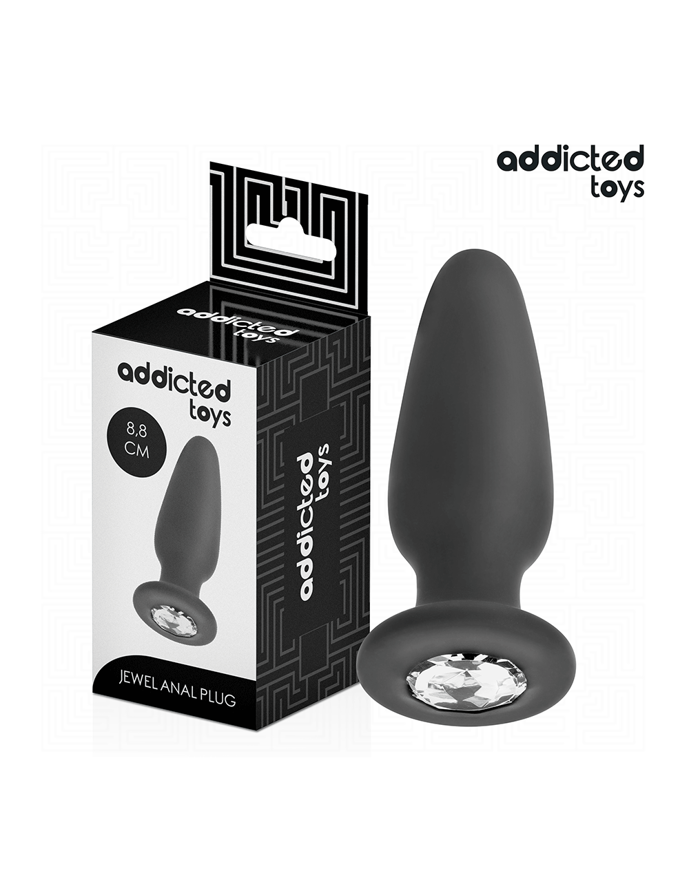 ADDICTED TOYS - PLUG ANALE CON GIOIELLO TAGLIA S 8 ADDICTED TOYS - PLUG ANALE CON GIOIELLO TAGLIA S 8