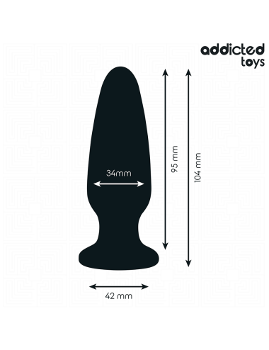 ADDICTED TOYS - PLUG ANALE CON GIOIELLO TAGLIA M 10,4 CM