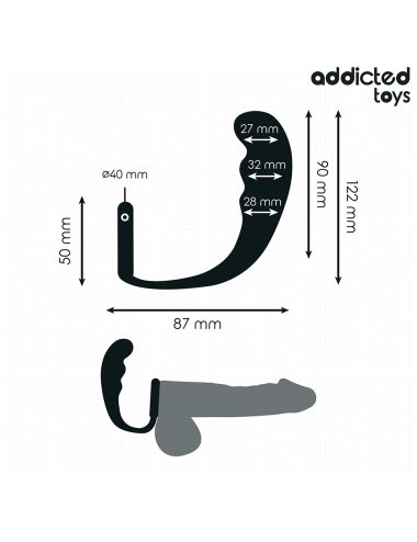 ADDICTED TOYS - PLUG ANALE CON ANELLO MODELLO 4