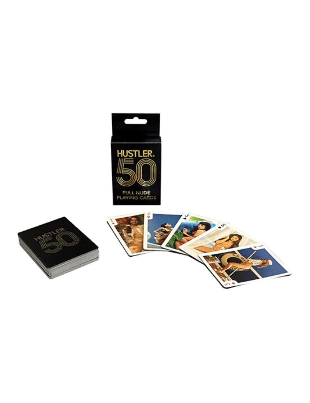 KHEPER GAMES - HUSTLER 50 CARTE DA GIOCO COMPLETAMENTE NUDE