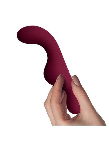 ROCKS-OFF - VIBRATORE PER PUNTO G ROSSO RUBY GLOW