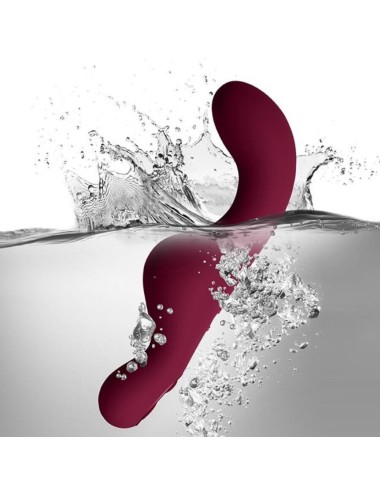 ROCKS-OFF - VIBRATORE PER PUNTO G ROSSO RUBY GLOW