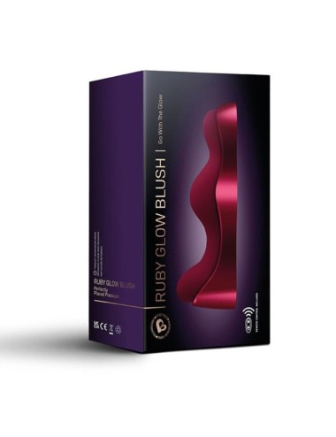 ROCKS-OFF - VIBRATORE PER PUNTO G ROSSO RUBY GLOW