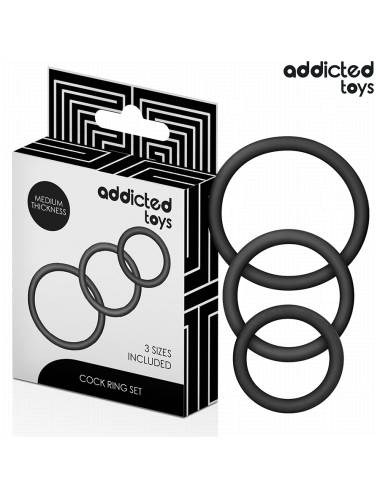 ADDICTED TOYS - SET DI ANELLI IN SILICONE MODELLO 2