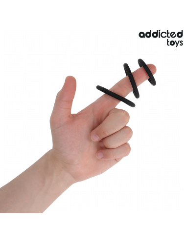 ADDICTED TOYS - SET DI ANELLI IN SILICONE MODELLO 2