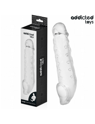 ADDICTED TOYS - ESTENSIONE PENE TRASPARENTE TAGLIA S 23 CM