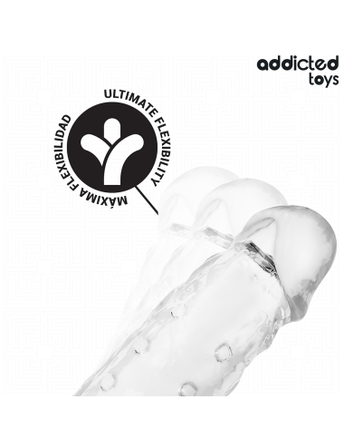 ADDICTED TOYS - ESTENSIONE PENE TRASPARENTE TAGLIA S 23 CM