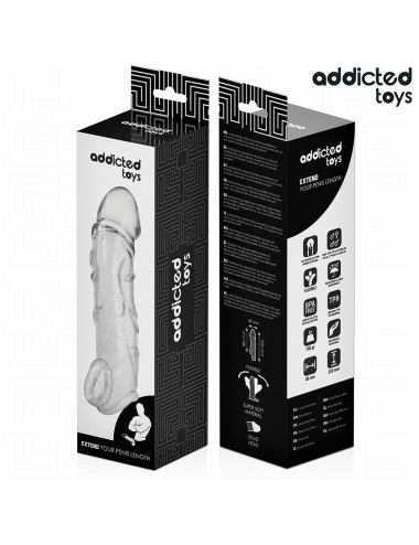 ADDICTED TOYS - ESTENSIONE PENE TRASPARENTE 27 CM