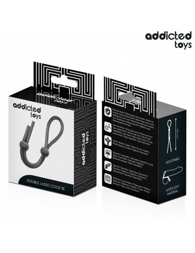 ADDICTED TOYS - CORDA IN SILICONE PER IL PENE A DOPPIO ANELLO