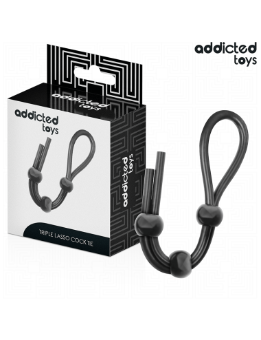 ADDICTED TOYS - CORDA IN SILICONE PER IL PENE A TRIPLO ANELLO