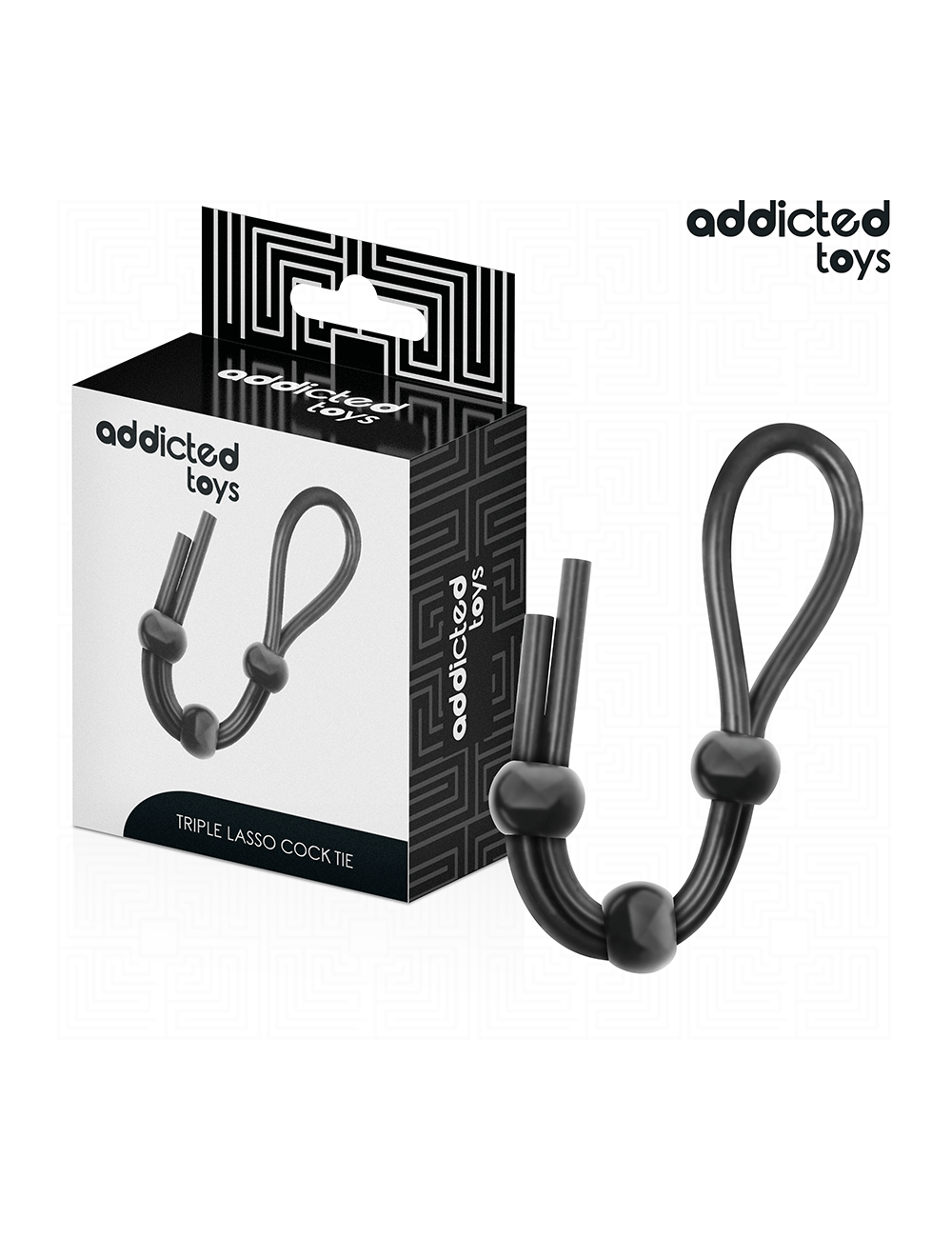 ADDICTED TOYS - CORDA IN SILICONE PER IL PENE A TRIPLO ANELLO ADDICTED TOYS - CORDA IN SILICONE PER IL PENE A TRIPLO ANELLO