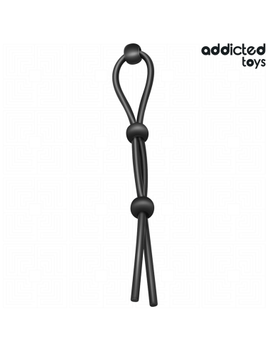 ADDICTED TOYS - CORDA IN SILICONE PER IL PENE A TRIPLO ANELLO