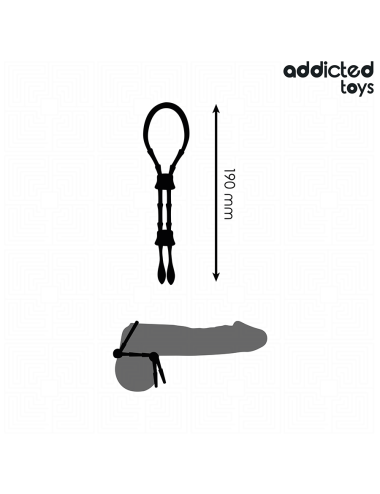 ADDICTED TOYS - CORDA IN SILICONE REGOLABILE PER IL PENE