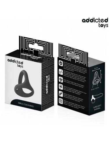 ADDICTED TOYS - ANELLO PER PENE TRIPLO SPESSO