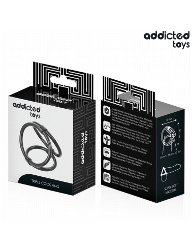 ADDICTED TOYS - ANELLO PER PENE TRIPLO