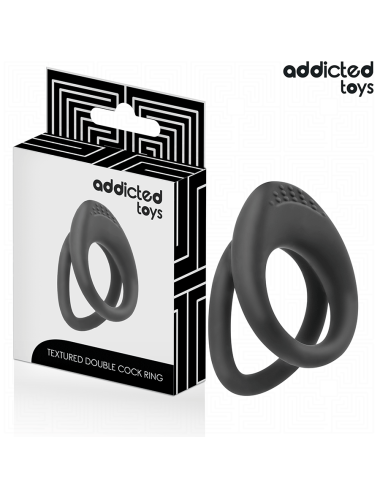 ADDICTED TOYS - ANELLO PER PENE A DOPPIA TEXTURE