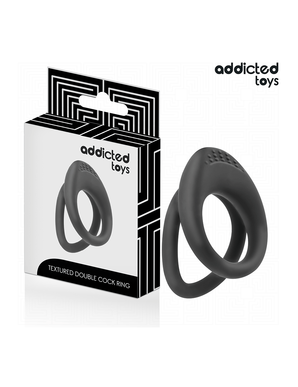 ADDICTED TOYS - ANELLO PER PENE A DOPPIA TEXTURE ADDICTED TOYS - ANELLO PER PENE A DOPPIA TEXTURE