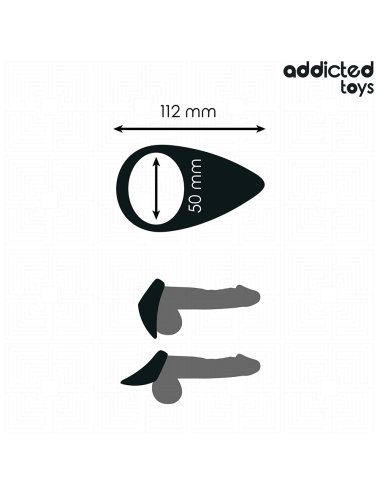 ADDICTED TOYS - ANELLO PER PENE A FORMA DI LACRIMA