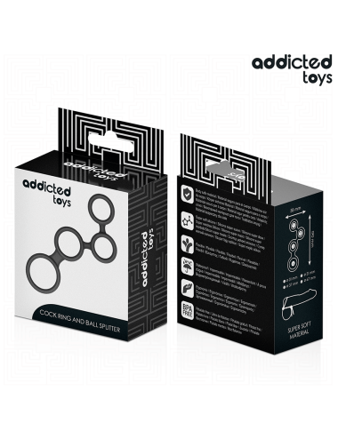 ADDICTED TOYS - ANELLO PER PENE CON DIVISORI PER TESTICOLI