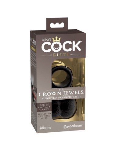 KING COCK - LE PALLE OSCILLANTI PESATE CROWN JEWELS IN SILICONE