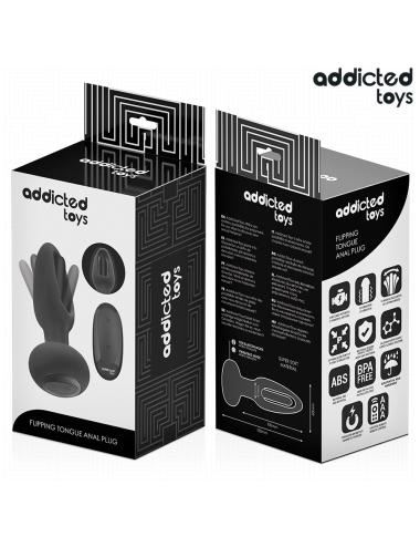ADDICTED TOYS - PLUG ANALE CON LINGUA VIBRANTE E TELECOMANDO