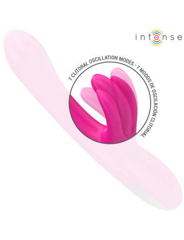 INTENSE - VIBRATORE MULTIFUNZIONE CONIGLIO BRITNEY 23 CM ROSA