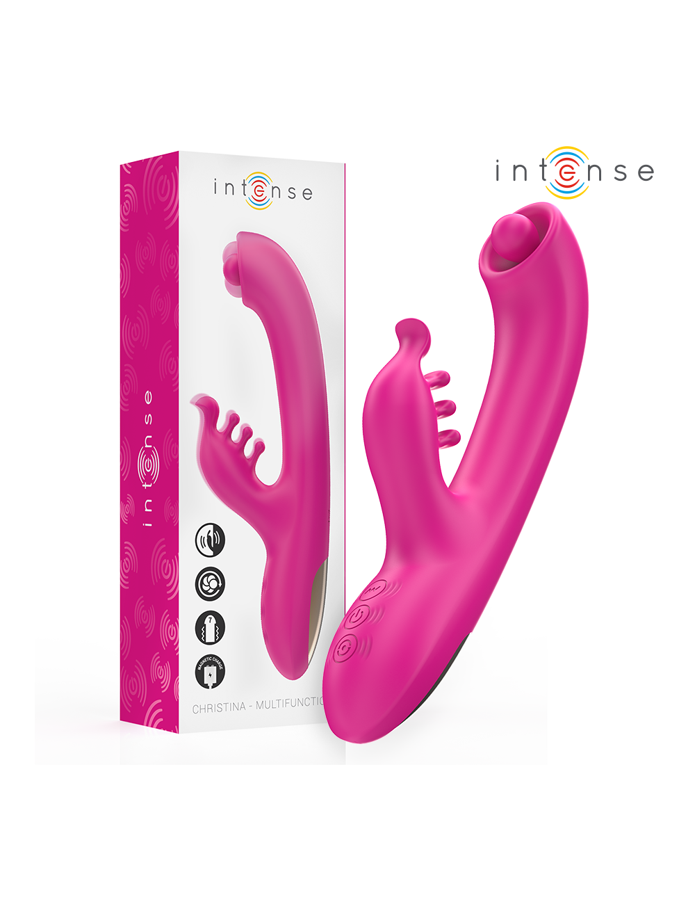 INTENSE - CHRISTINA VIBRATORE MULTIFUNZIONE RABBIT 22 INTENSE - CHRISTINA VIBRATORE MULTIFUNZIONE RABBIT 22