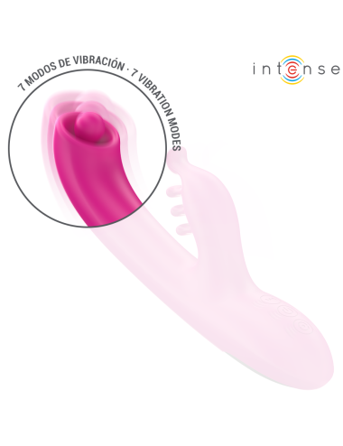 INTENSE - CHRISTINA VIBRATORE MULTIFUNZIONE RABBIT 22,5 CM ROSA