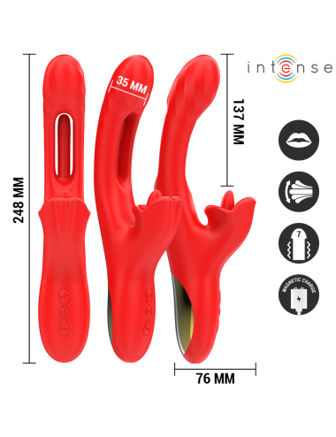 INTENSE - JESSICA VIBRATORE MULTIFUNZIONE STIMOLAZIONE CLITORIDE 24
