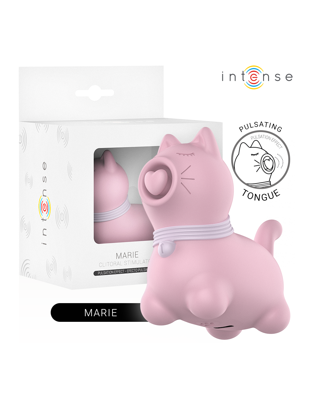 INTENSE - STIMOLATORE CLITORIDEO PER CUCCIOLI ROSA