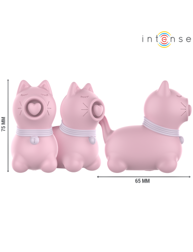 INTENSE - STIMOLATORE CLITORIDEO PER CUCCIOLI ROSA