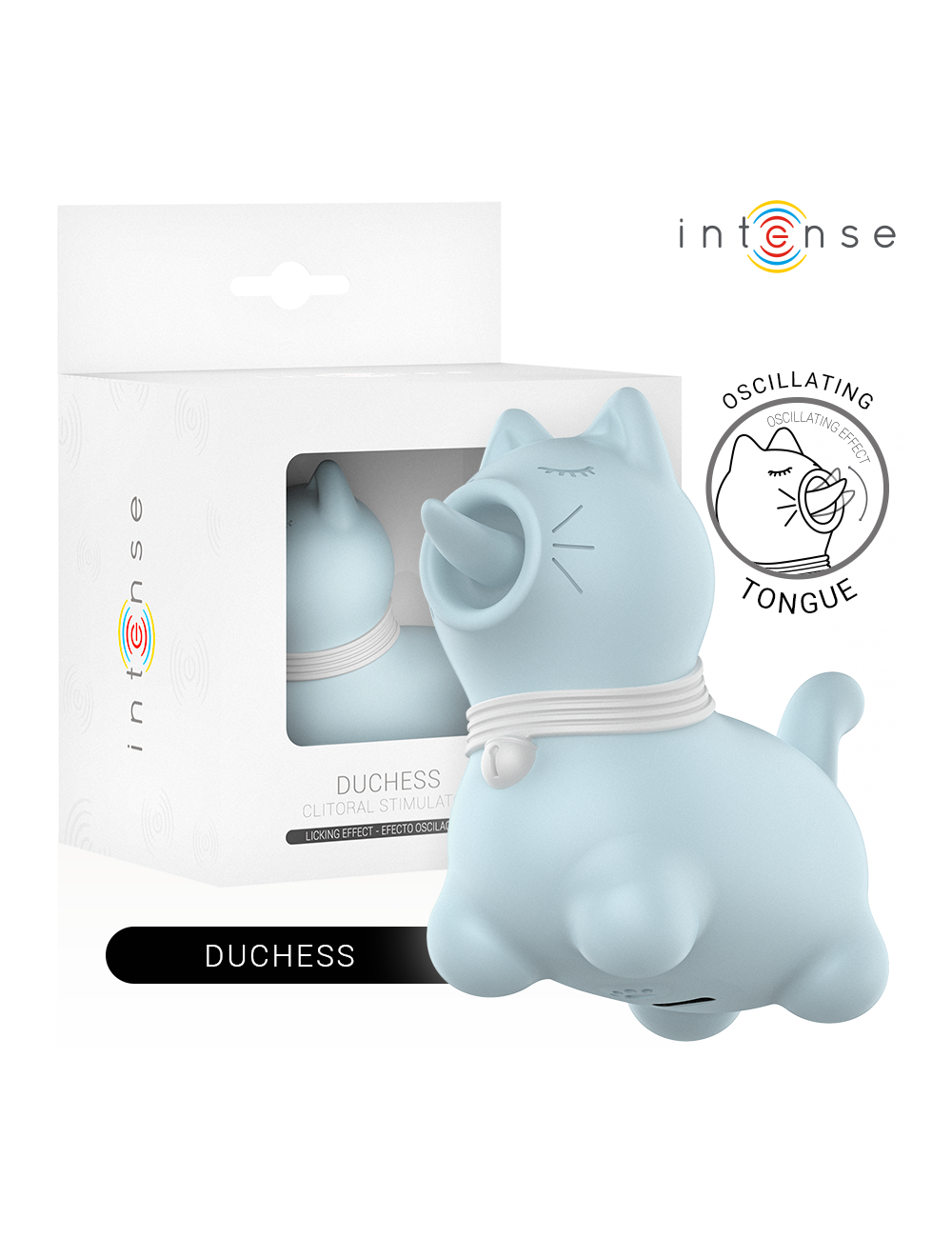 INTENSE - STIMOLATORE CLITORIDEO PER CUCCIOLI BLU