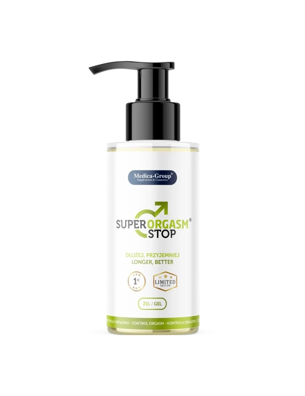MEDICA GROUP - SUPER ORGASM STOP GEL INTIMO UOMO 150 ML MEDICA GROUP - SUPER ORGASM STOP GEL INTIMO UOMO 150 ML