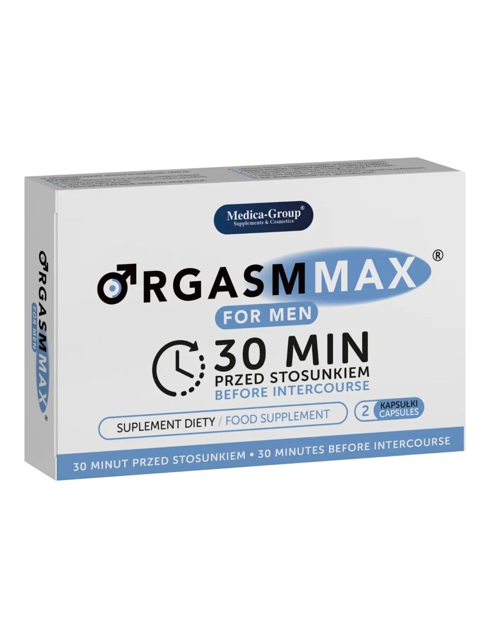 MEDICA GROUP - ORGASM MAX PER UOMINI 2 CAPSULE MEDICA GROUP - ORGASM MAX PER UOMINI 2 CAPSULE