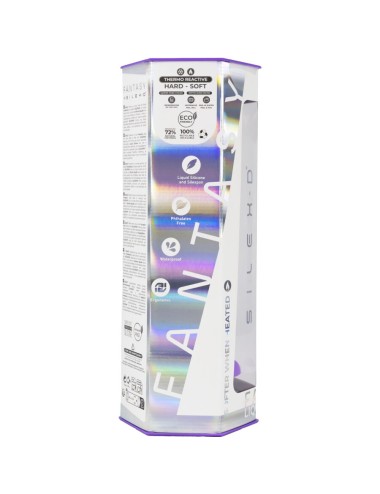 SILEXD - DILDO DA SOGNO FANTASY SILICONE LIQUIDO TERMOREATTIVO VIOLA 18,5 CM