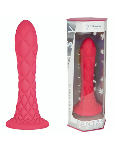 SILEXD - DILDO DA SOGNO FANTASY SILICONE LIQUIDO TERMOREATTIVO FUCSIA 18