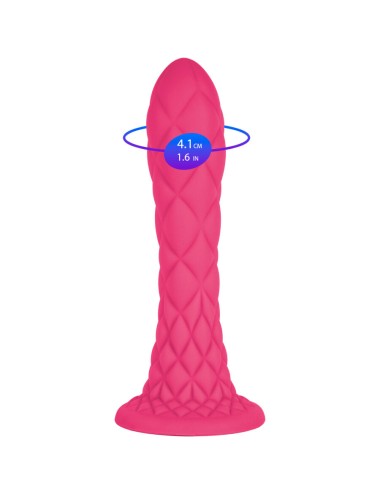 SILEXD - DILDO DA SOGNO FANTASY SILICONE LIQUIDO TERMOREATTIVO FUCSIA 18,5 CM