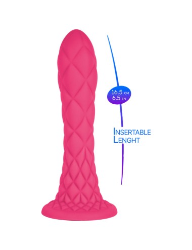 SILEXD - DILDO DA SOGNO FANTASY SILICONE LIQUIDO TERMOREATTIVO FUCSIA 18,5 CM