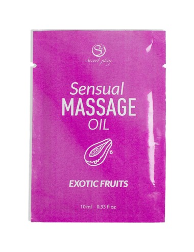 SECRETPLAY - OLIO DA MASSAGGIO MONODOSE AI FRUTTI ESOTICI 10 ML