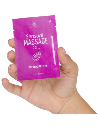 SECRETPLAY - OLIO DA MASSAGGIO MONODOSE AI FRUTTI ESOTICI 10 ML