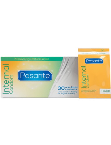 PASANTE - PRESERVATIVI FEMMINILI INTERNI SCATOLA 30 UNITÀ