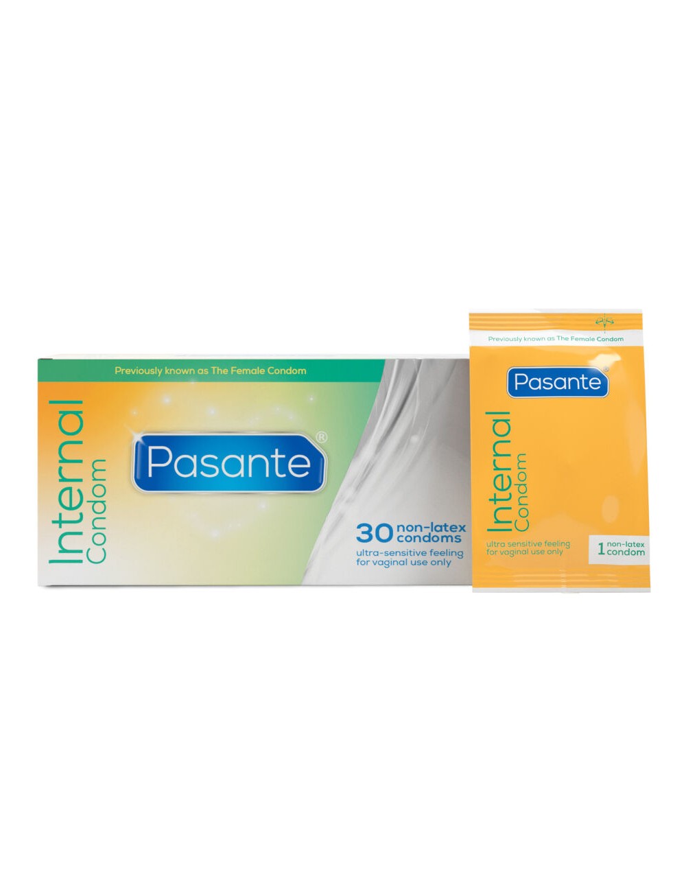 PASANTE - PRESERVATIVI FEMMINILI INTERNI SCATOLA 30 UNITÀ PASANTE - PRESERVATIVI FEMMINILI INTERNI SCATOLA 30 UNITÀ