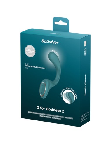 SATISFYER - G PER FODDES 2 VIBRATORE CONIGLIO VERDE BOTTIGLIA