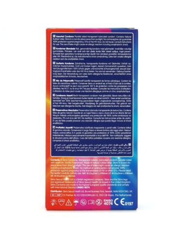 SKINS - CONFEZIONE ASSORTITA DI 8 PRESERVATIVI PREMIUM