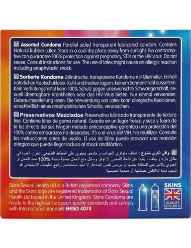 SKINS - CONFEZIONE DA 4 PRESERVATIVI ASSORTITI PREMIUM