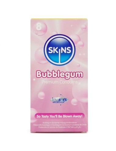 SKINS - BUBBLEGUM PREMIUM CONDOM CONFEZIONE DA 8