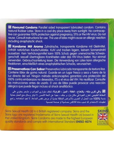 SKINS - PRESERVATIVI MULTIGUSTO PREMIUM CONFEZIONE DA 4