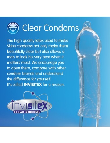SKINS - PRESERVATIVI NATURALI PREMIUM CONFEZIONE DA 4